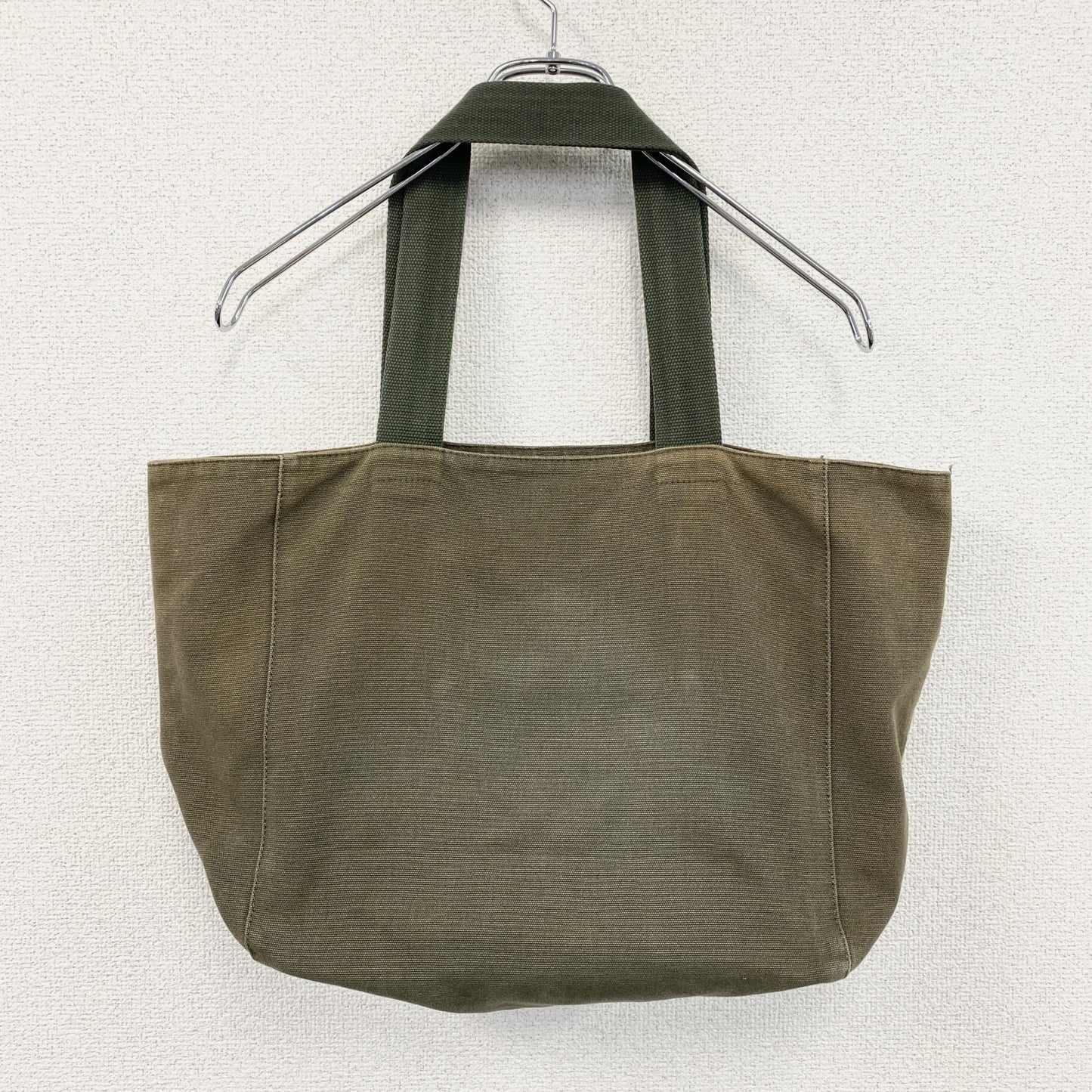 agnes b　アニエスベー　キャンバストートバッグ　カーキ