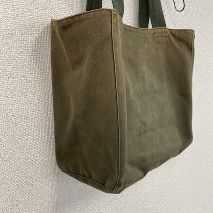 agnes b　アニエスベー　キャンバストートバッグ　カーキ