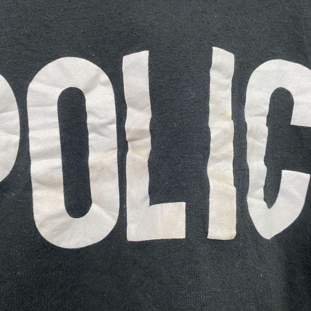 ROTHCO　半袖プリントTシャツ　POLICE　黒　ブラック　2XLサイズ　古着