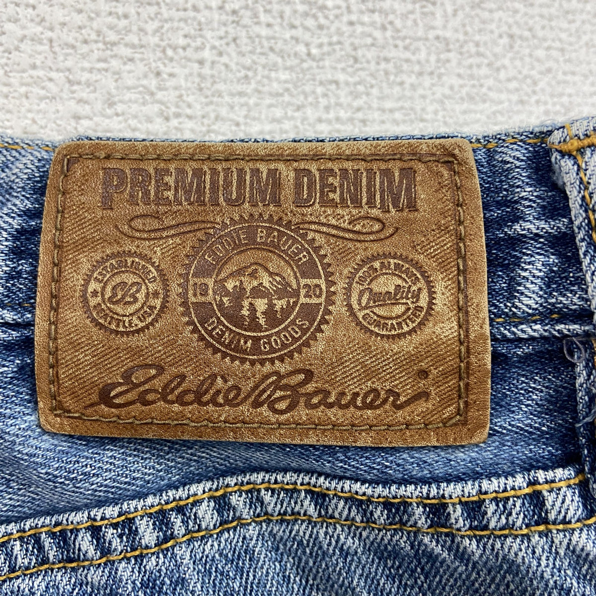 Eddie Bauer　エディーバウアー　デニムパンツ/ジーンズ　ジップフライ　インディゴ　W31サイズ メンズ コットン 古着