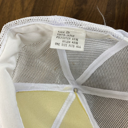 ～90s　Volkswagen　フォルクスワーゲン　メッシュキャップ　企業ロゴ　白　ホワイト　ワンサイズ