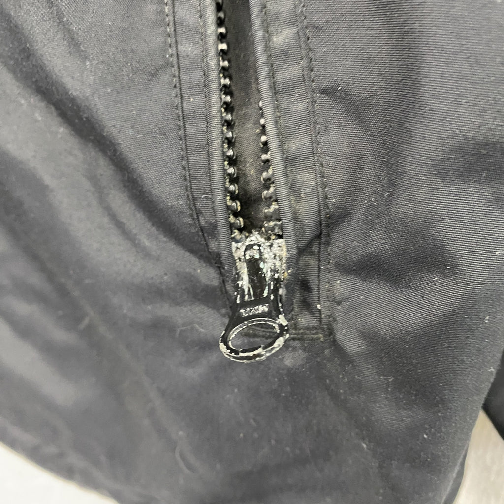 ～00s　OLD UNIQLO　オールドユニクロ　リバーシブルフリースジャケット　黒　ブラック　グレー　灰色　Mサイズ　古着