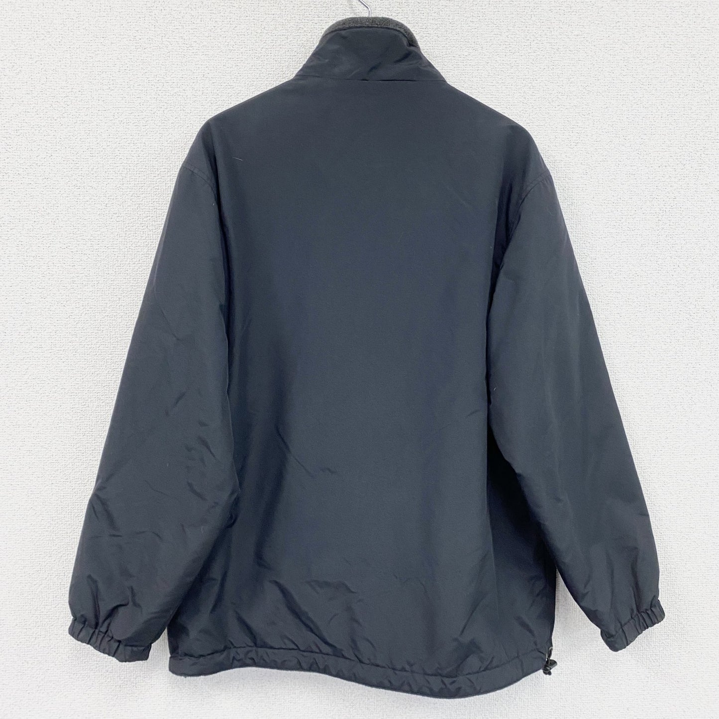 ～00s　OLD UNIQLO　オールドユニクロ　リバーシブルフリースジャケット　黒　ブラック　グレー　Mサイズ