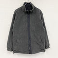 ～00s　OLD UNIQLO　オールドユニクロ　リバーシブルフリースジャケット　黒　ブラック　グレー　灰色　Mサイズ　古着