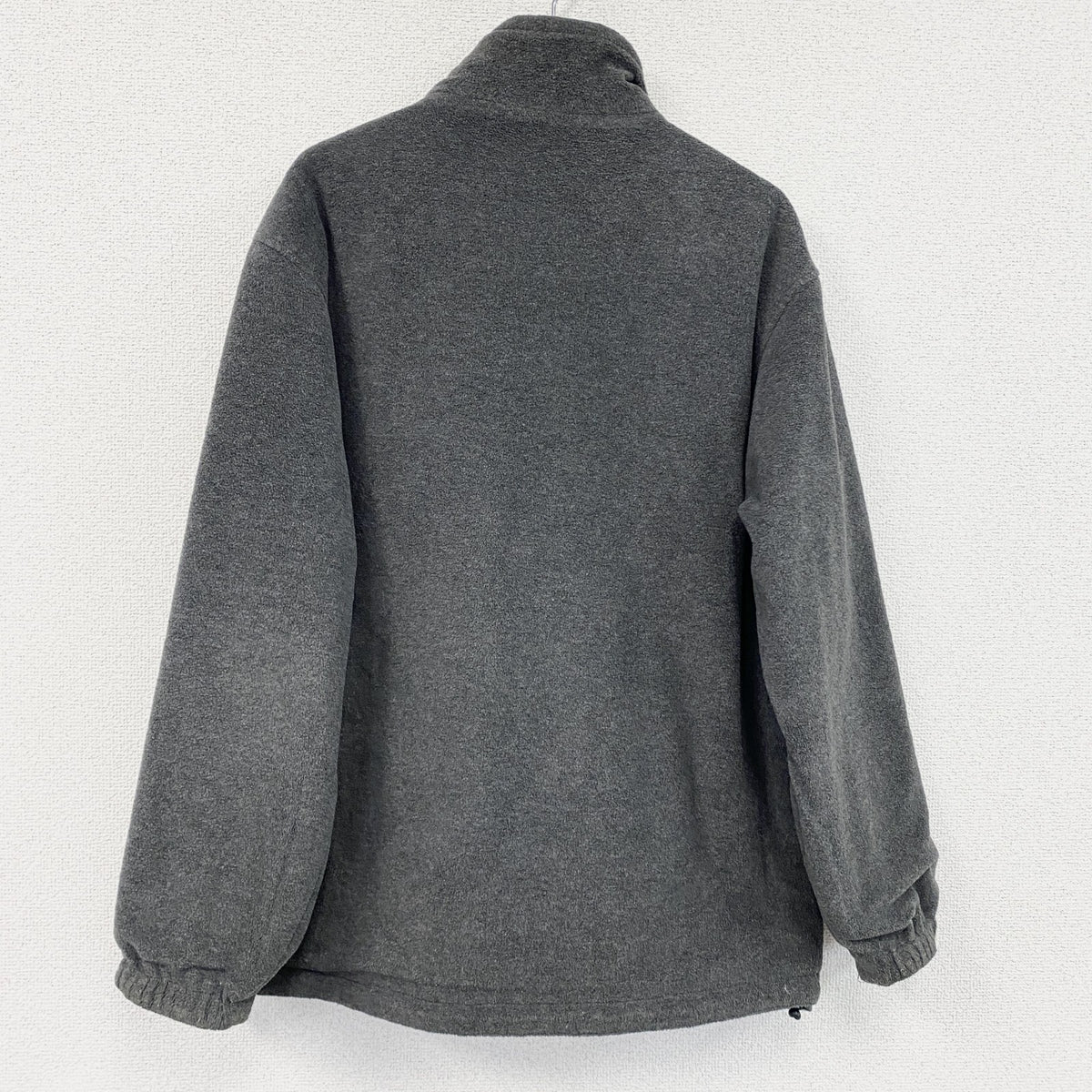 ～00s　OLD UNIQLO　オールドユニクロ　リバーシブルフリースジャケット　黒　ブラック　グレー　灰色　Mサイズ　古着