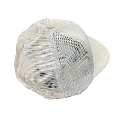 ～90s　Volkswagen　フォルクスワーゲン　メッシュキャップ　企業ロゴ　白　ホワイト　ワンサイズ