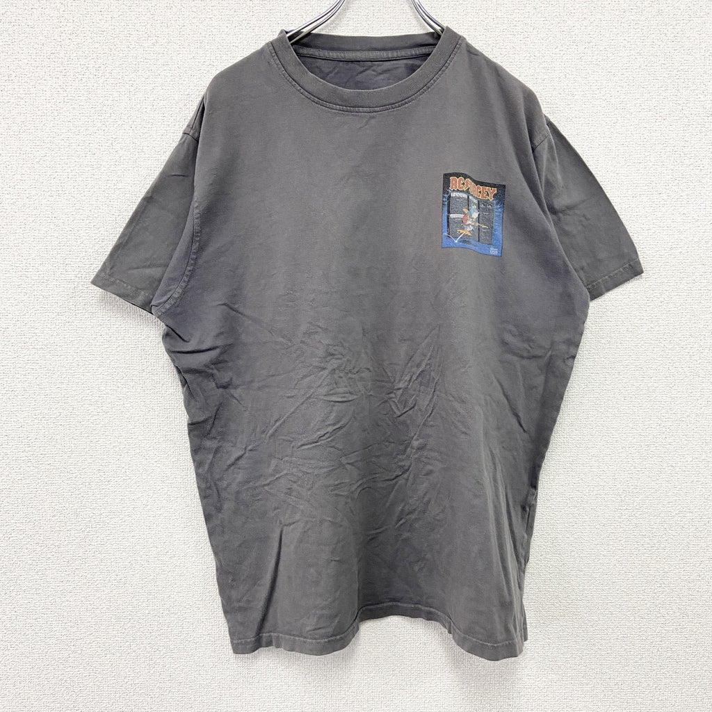 Weird Fish　半袖プリントTシャツ　パロディT　AC DACEY　灰色　グレー　XLサイズ　古着