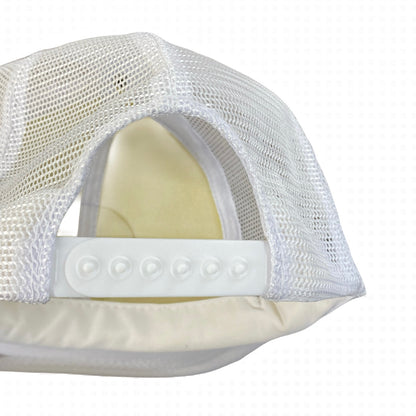 ～90s　Volkswagen　フォルクスワーゲン　メッシュキャップ　企業ロゴ　白　ホワイト　ワンサイズ