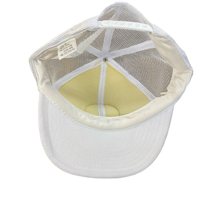 ～90s　Volkswagen　フォルクスワーゲン　メッシュキャップ　企業ロゴ　白　ホワイト　ワンサイズ