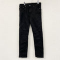 Levi’s　リーバイス　502　ブラックデニムパンツ/ジーンズ　ジップフライ　黒　ブラック　W30サイズ　古着
