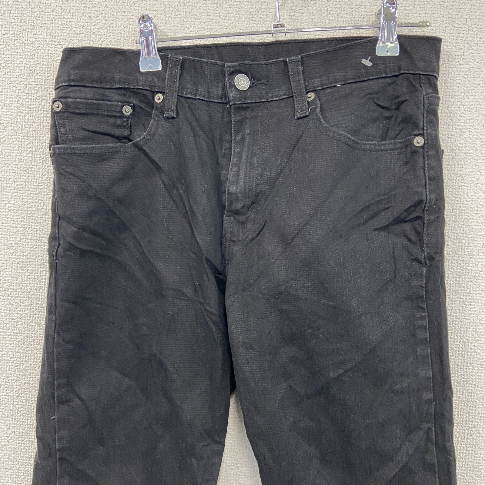 Levi’s　リーバイス　502　ブラックデニムパンツ/ジーンズ　ジップフライ　黒　ブラック　W30サイズ　古着