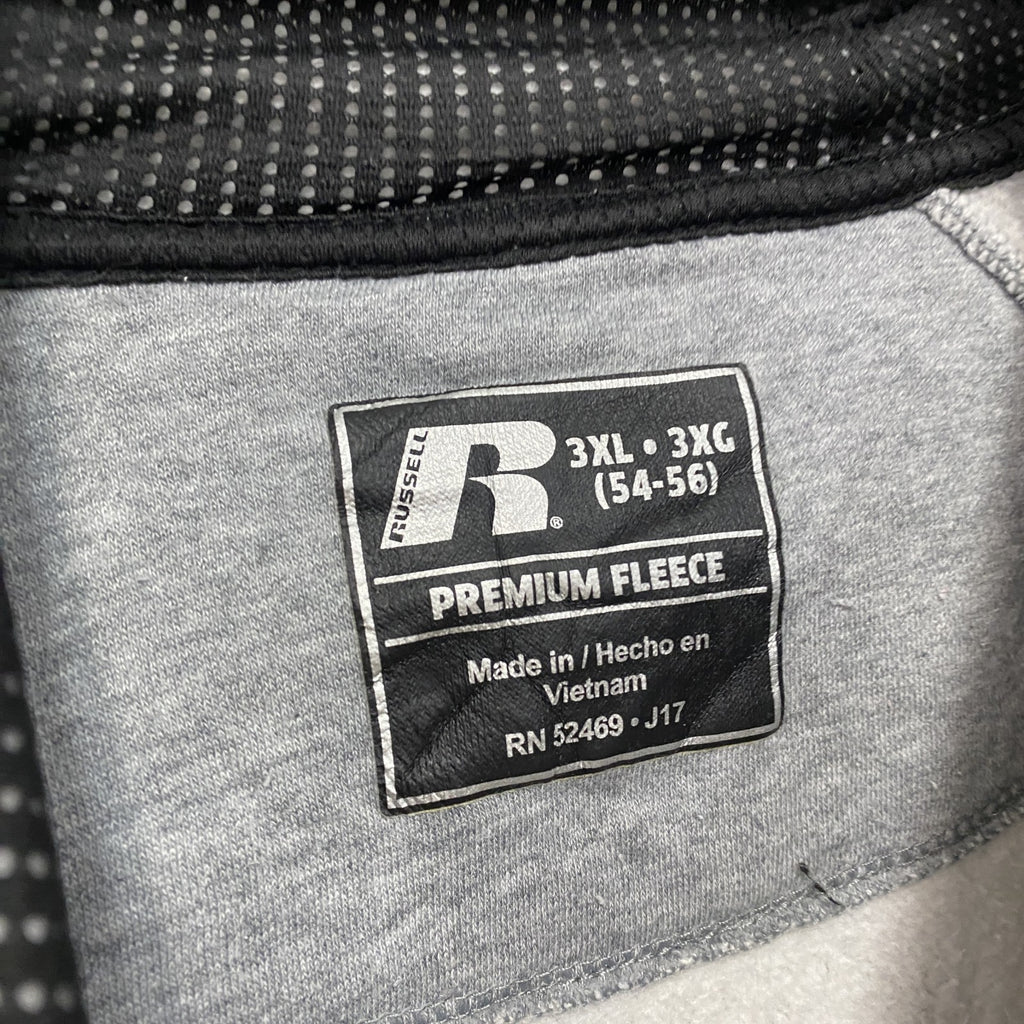 RUSSELL　ラッセル　スウェットパーカー/フーディー　灰色　グレー　3XLサイズ　古着