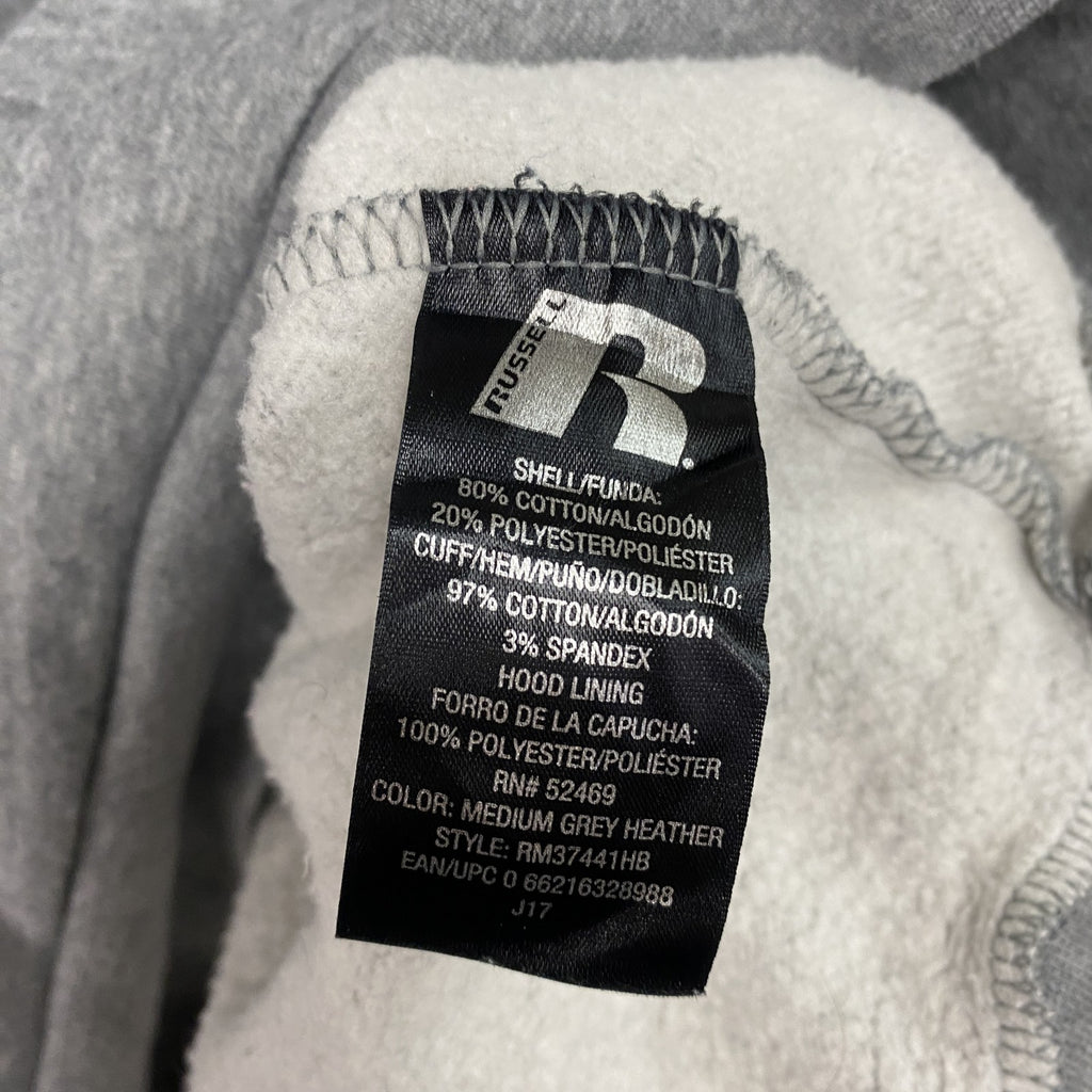 RUSSELL　ラッセル　スウェットパーカー/フーディー　灰色　グレー　3XLサイズ　古着
