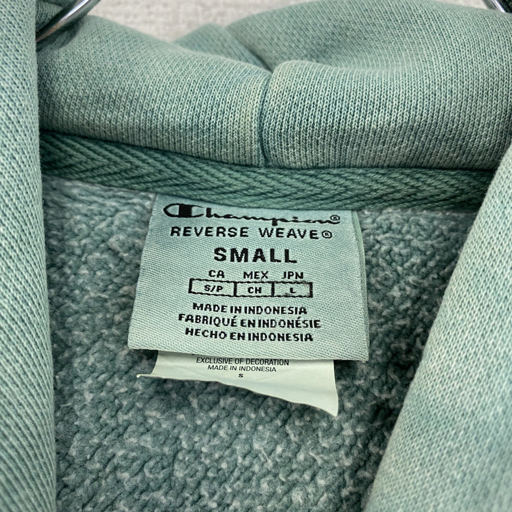 Champion　チャンピオン　リバースウィーブ　スウェットパーカー/フーディー　緑　グリーン　Sサイズ　古着