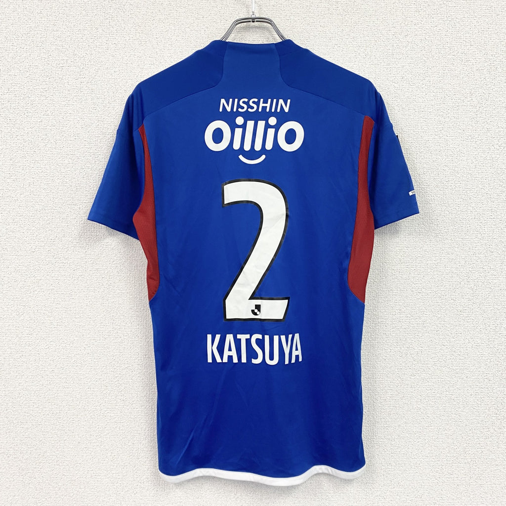adidas　アディダス　横浜F・マリノス　永戸勝也　ユニフォーム　ゲームシャツ　青　ブルー　Mサイズ　古着