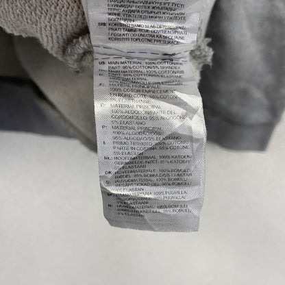 adidas　アディダス　スウェット/トレーナー　ラグランスリーブ　トレフォイルロゴ　デカロゴ　グレー　Oサイズ