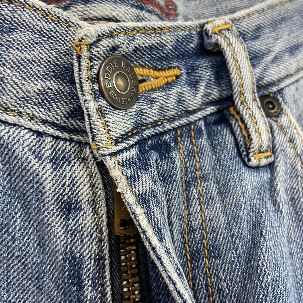 Eddie Bauer　エディーバウアー　デニムパンツ/ジーンズ　ジップフライ　インディゴ　W31サイズ　古着