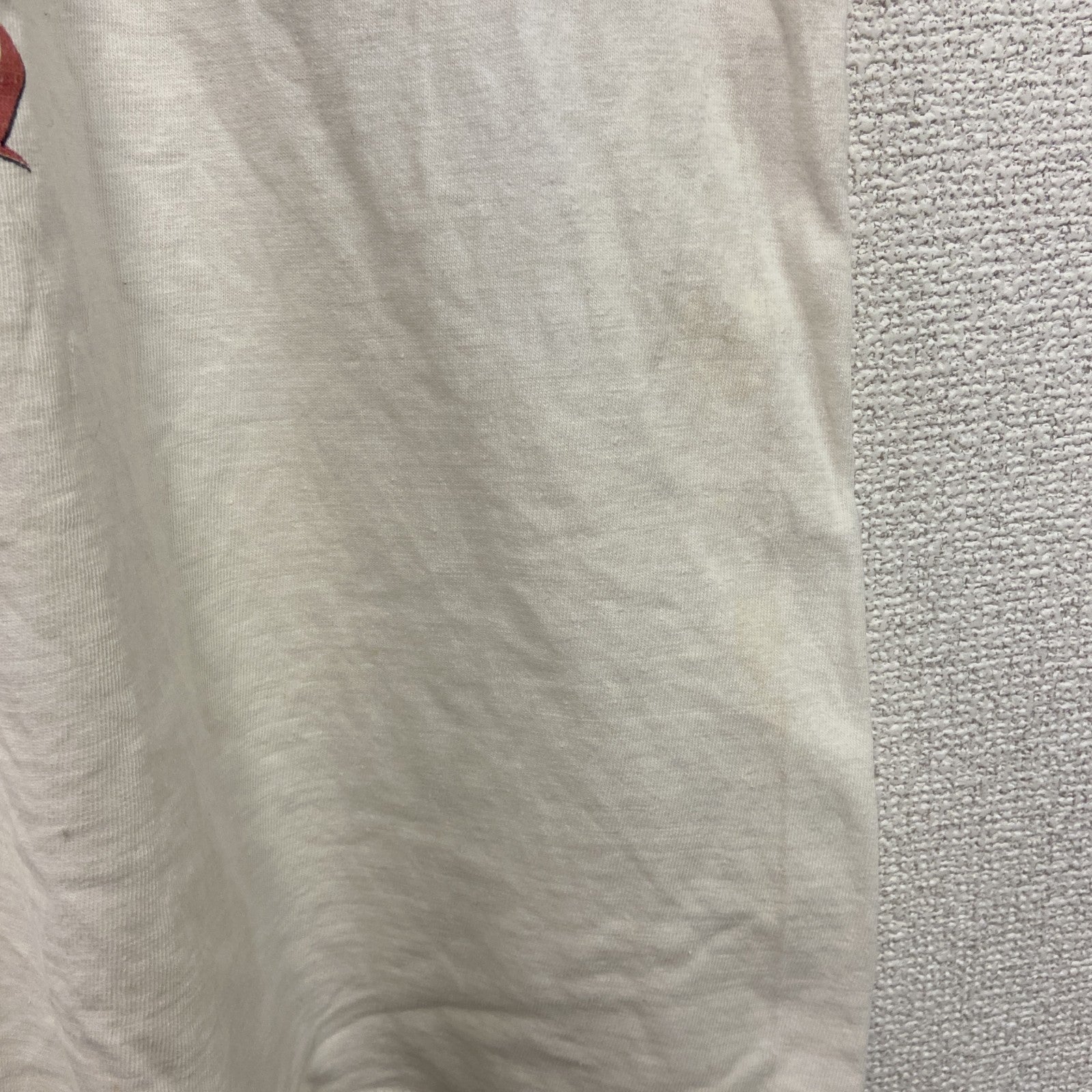 90s～　Cosmos Blue　半袖プリントTシャツ　アレックスクリビ―レ　白　ホワイト　XLサイズ　　ヴィンテージ　古着