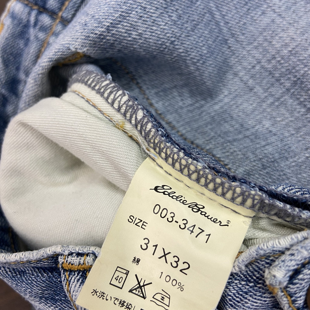 Eddie Bauer　エディーバウアー　デニムパンツ/ジーンズ　ジップフライ　インディゴ　W31サイズ　古着