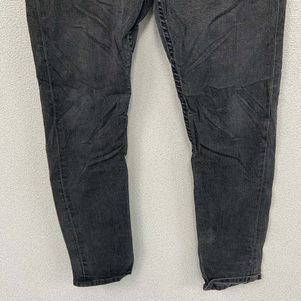 Levi’s　リーバイス　502　ブラックデニムパンツ/ジーンズ　ジップフライ　黒　ブラック　W32サイズ　古着