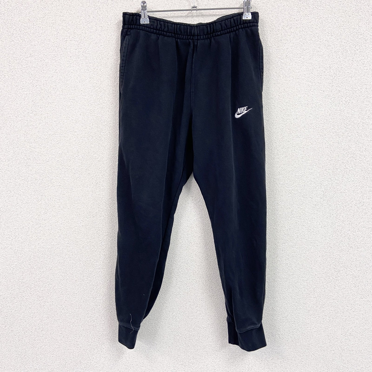 NIKE ナイキ　スウェットパンツ　スウッシュロゴ　黒　ブラック　Lサイズ　古着