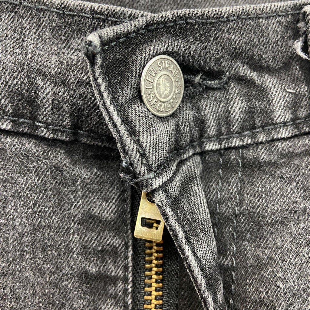 Levi’s　リーバイス　502　ブラックデニムパンツ/ジーンズ　ジップフライ　黒　ブラック　W32サイズ　古着
