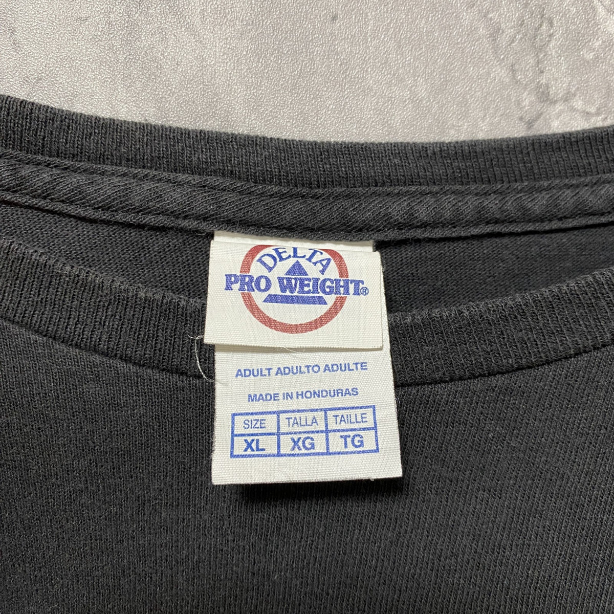 ATLANTA MOTOR SPEEDWAY　半袖バックプリントTシャツ　黒　ブラック　レーシングカー　XLサイズ　古着