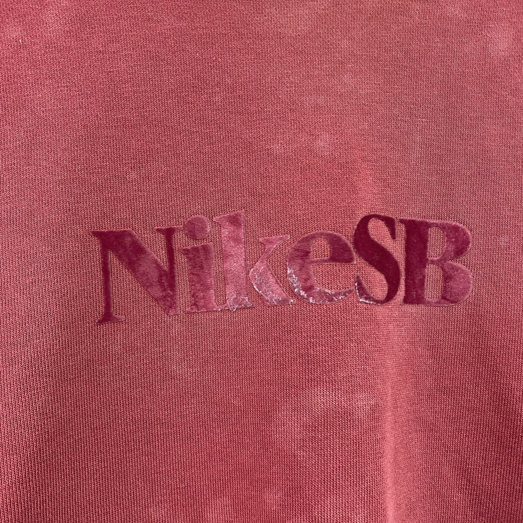 NIKE SB　ナイキエスビー　スウェット/トレーナー　朱色　ボルドー　Sサイズ　古着