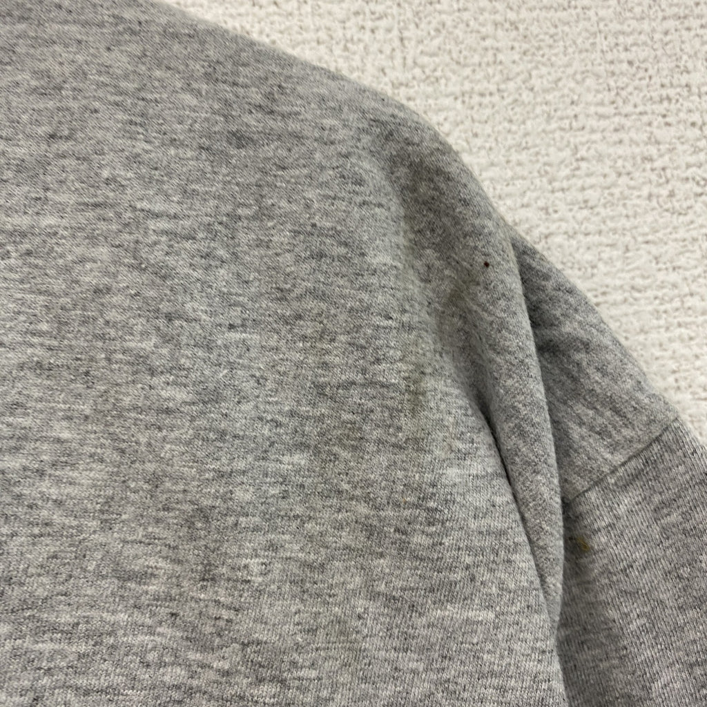 adidas　アディダス　半袖プリントTシャツ　パフォーマンスロゴ　灰色　グレー　2Xサイズ　古着