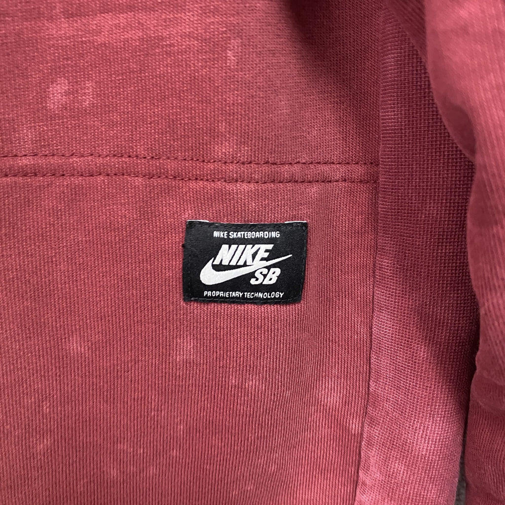 NIKE SB　ナイキエスビー　スウェット/トレーナー　朱色　ボルドー　Sサイズ　古着