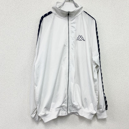 90s　Kappa　カッパ　トラックジャケット/ジャージ　ヴィンテージ　白　ホワイト　2XLサイズ