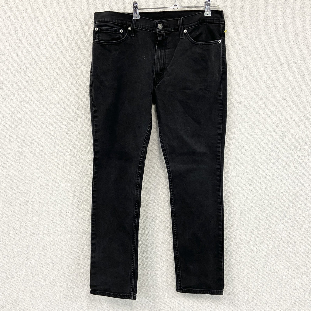 Levi’s　リーバイス　511　ブラックデニムパンツ/ジーンズ　ジップフライ　黒　ブラック　W36サイズ　古着