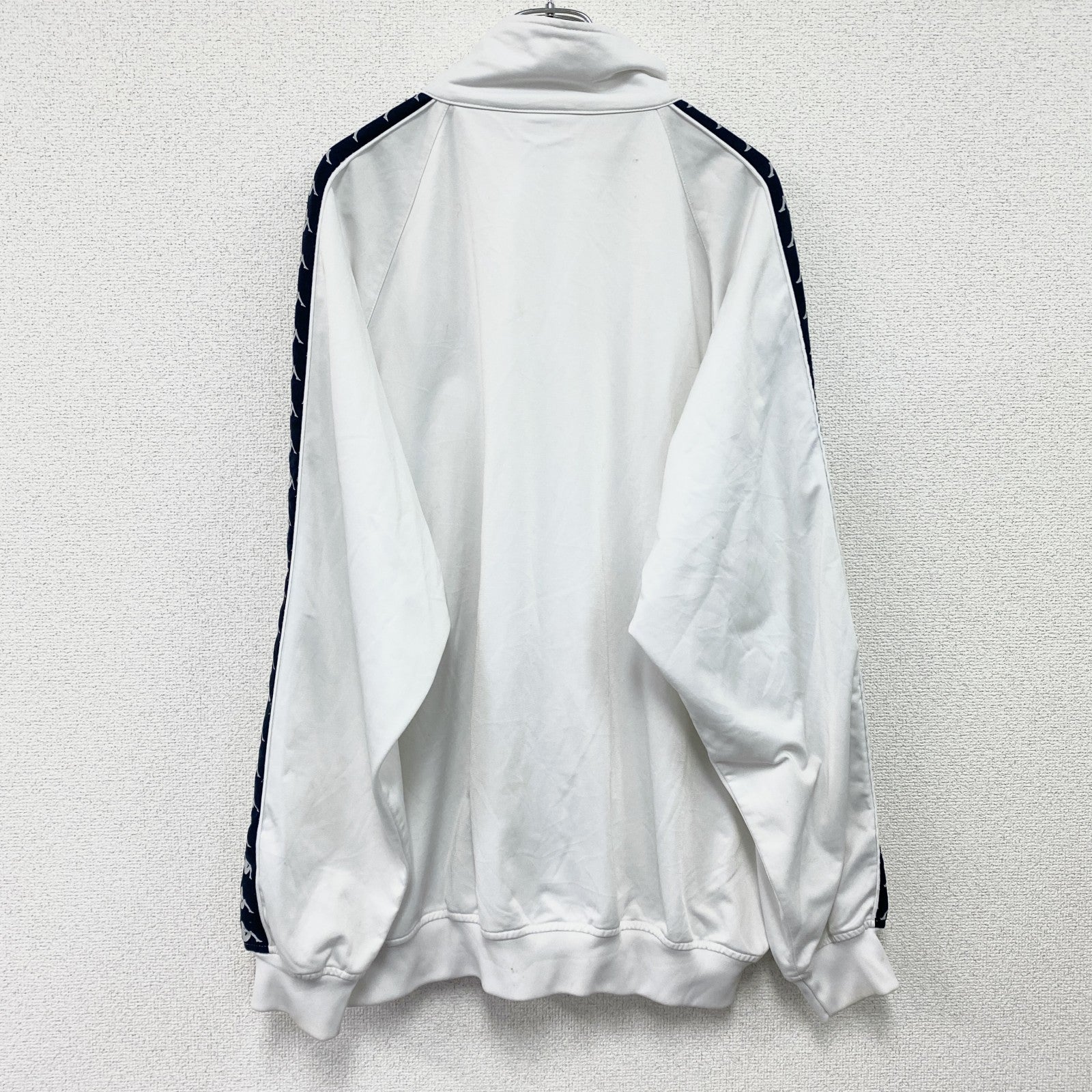 90s　Kappa　カッパ　トラックジャケット/ジャージ　ヴィンテージ　白　ホワイト　2XLサイズ　古着