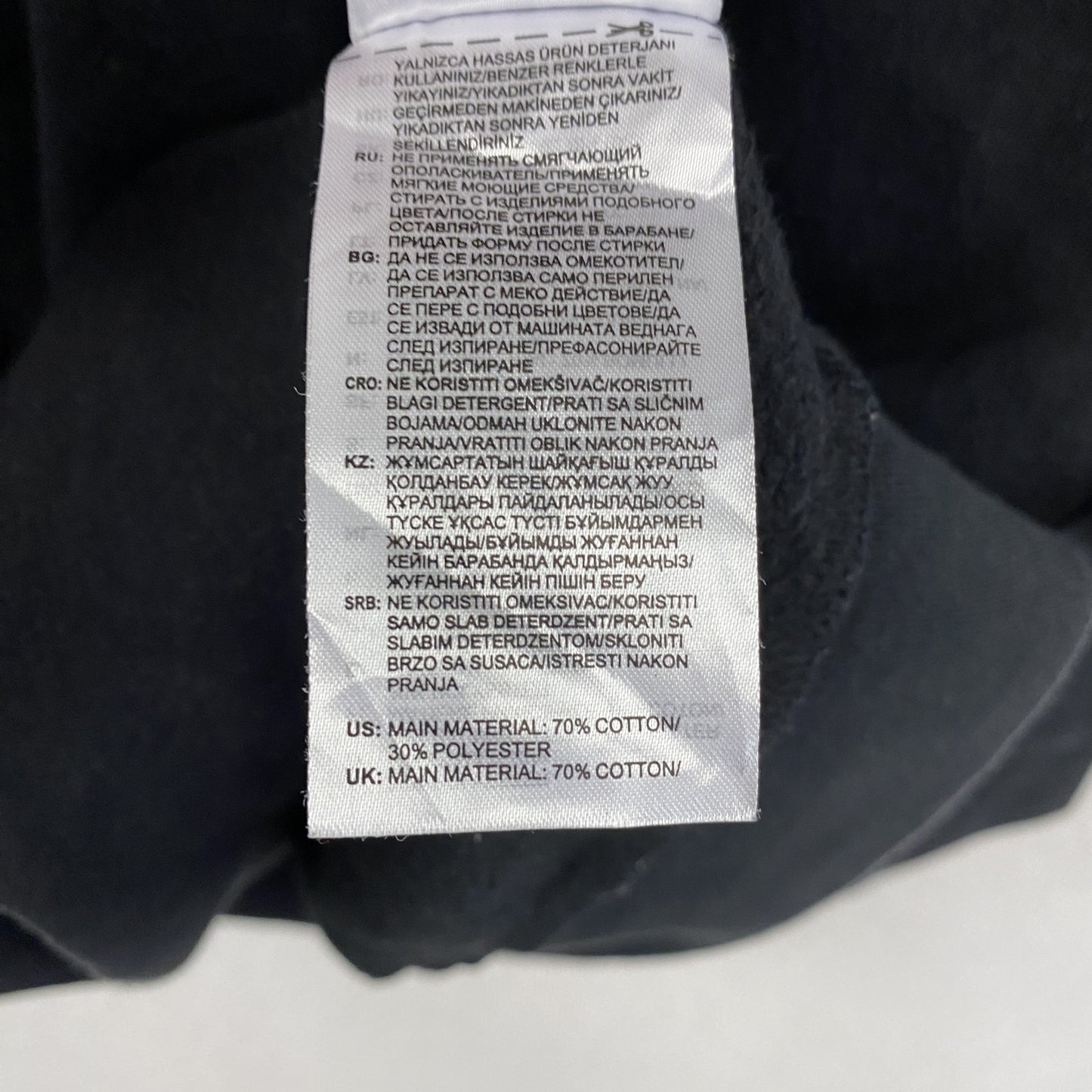 adidas　アディダス　スウェットパーカー/フーディー　デカロゴ　黒　ブラック　Oサイズ