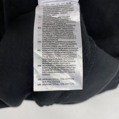 adidas　アディダス　スウェットパーカー/フーディー　デカロゴ　黒　ブラック　Oサイズ