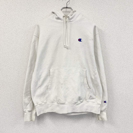 Champion　チャンピオン　リバースウィーブ　スウェットパーカー/フーディー　白　ホワイト　Lサイズ