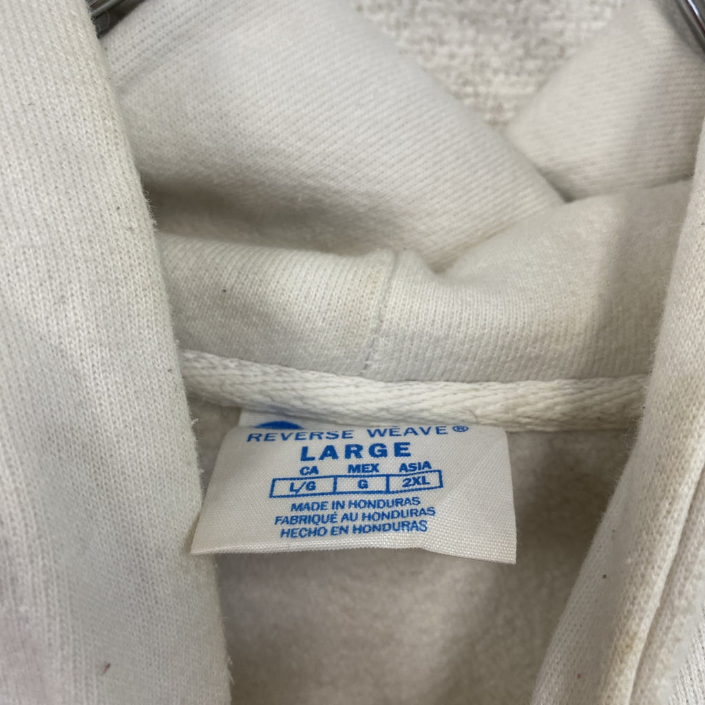 Champion　チャンピオン　リバースウィーブ　スウェットパーカー/フーディー　白　ホワイト　Lサイズ トレーナー スウェットトップス フード付き 古着