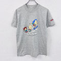 ～00s　EL CONCIERTAZO　半袖プリントTシャツ　バッハ　モーツァルト　霜降りグレー　Mサイズ　古着