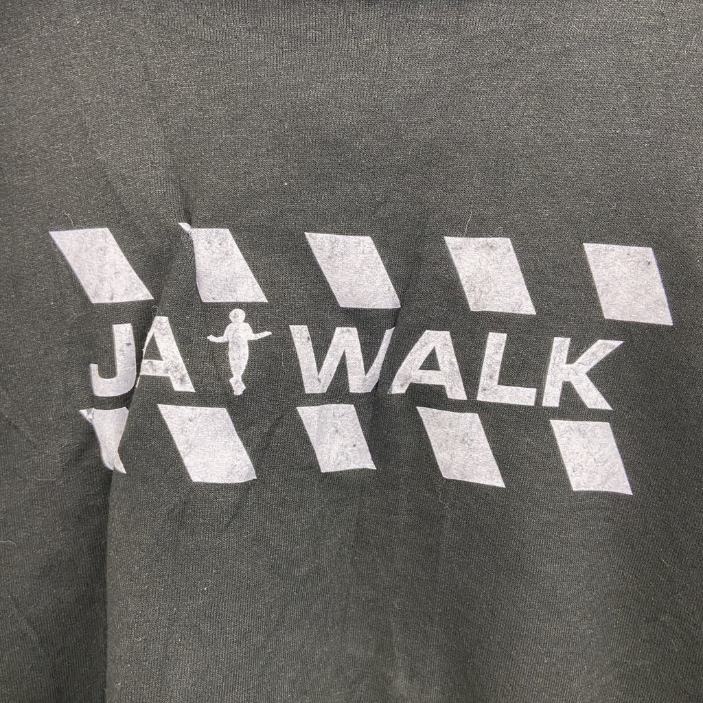 champion　チャンピオン　スウェットパーカー/フーディ　JAY WALK　刺繍ロゴ　現行　黒　ブラック　Mサイズ　古着