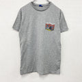 BATMAN　バットマン　半袖プリントTシャツ　キャラクターT　アニメT　灰色　グレー　Mサイズ　古着