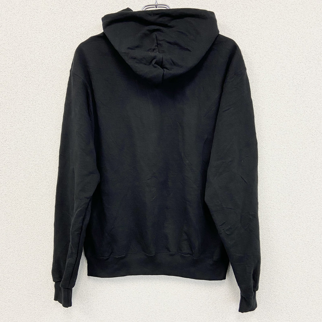 champion　チャンピオン　スウェットパーカー/フーディ　JAY WALK　刺繍ロゴ　現行　黒　ブラック　Mサイズ　古着
