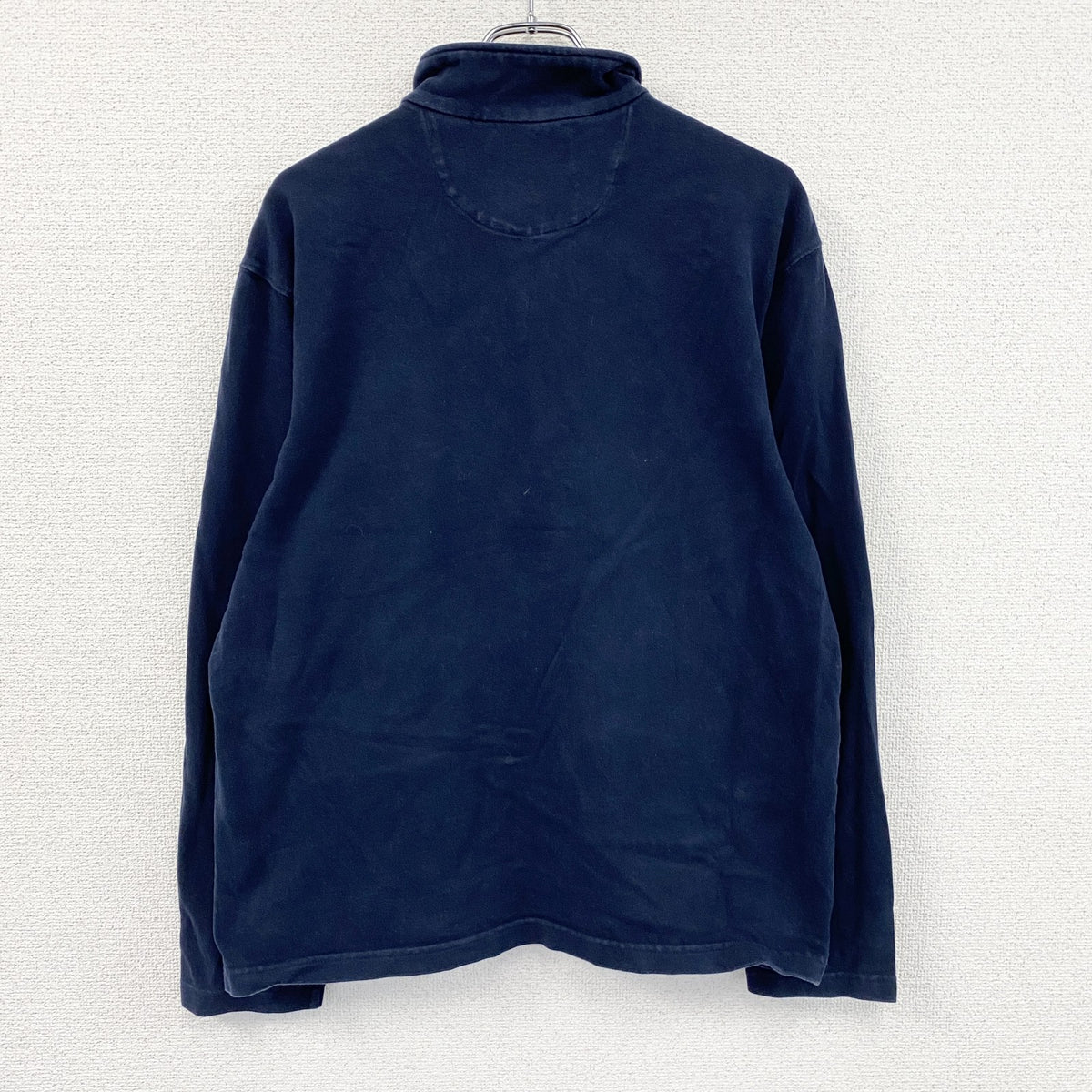 CHAPS　チャップス　ハーフジップスウェット/トレーナー　紺　ネイビー　Lサイズ スウェットトップス ユニセックス コットン 古着