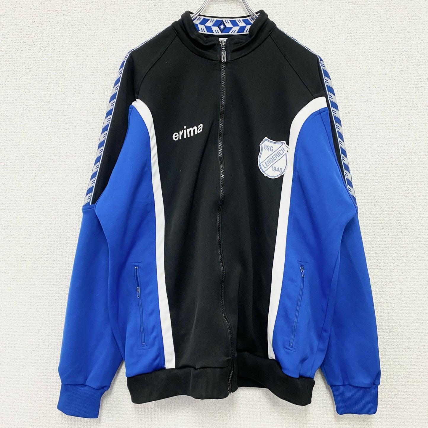 erima　トラックジャケット/ジャージ　黒　ブラック　Lサイズ