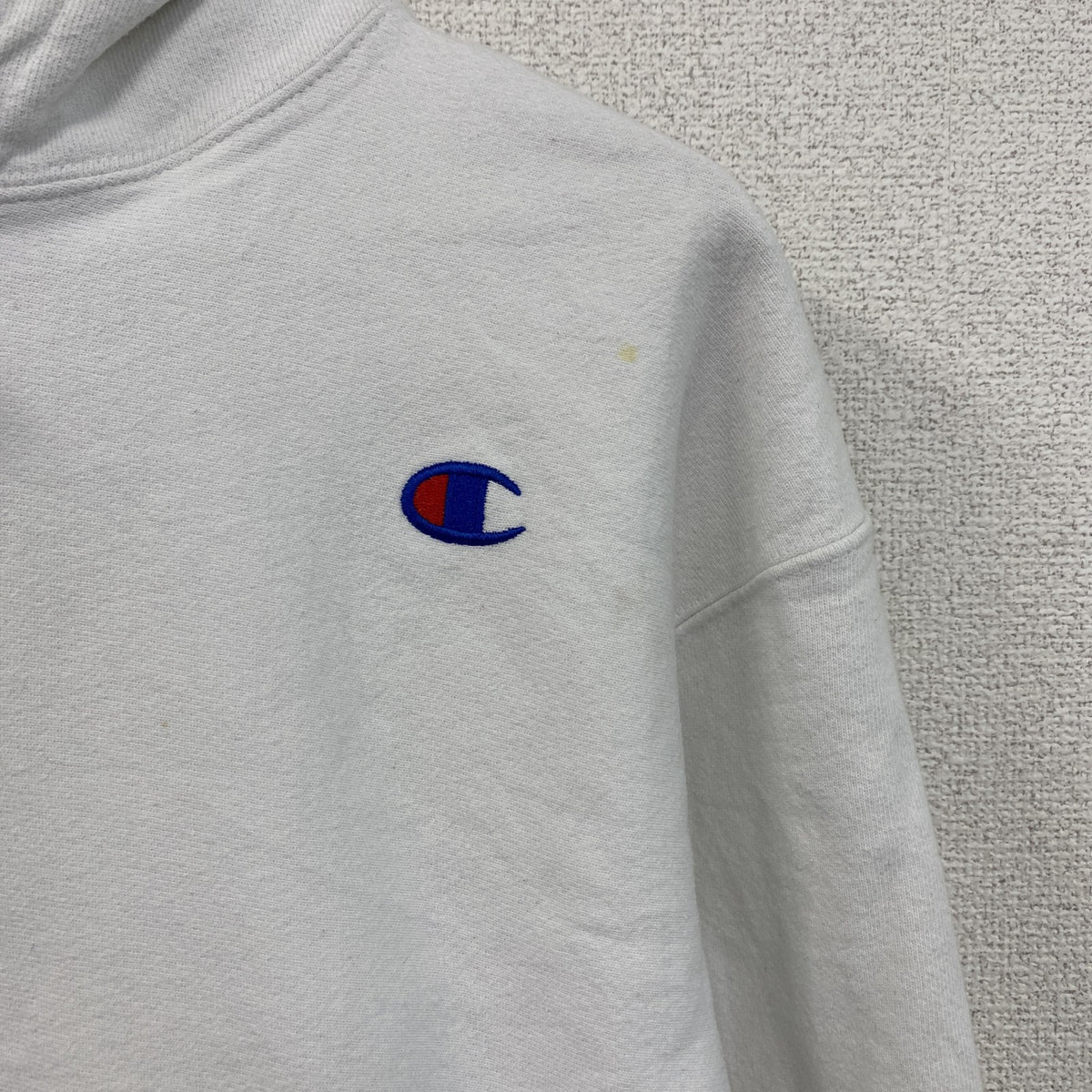 Champion　チャンピオン　リバースウィーブ　スウェットパーカー/フーディー　白　ホワイト　Lサイズ トレーナー スウェットトップス フード付き 古着