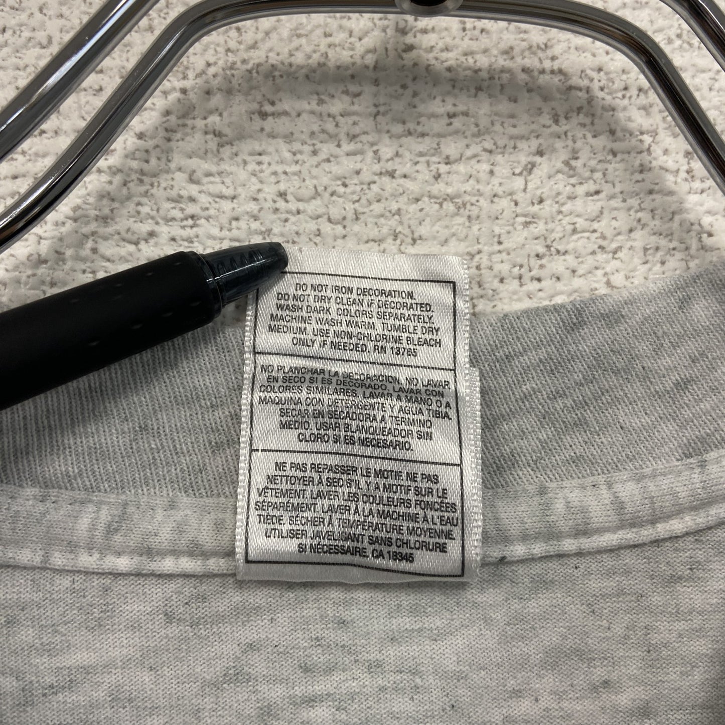 FRUIT OF THE LOOM　フルーツオブザルーム　半袖Tシャツ　ヴィンテージ　グレー　XLサイズ