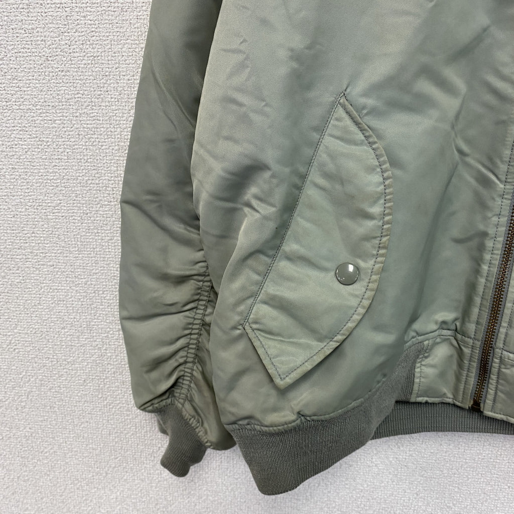 OLD UNIQLO　オールドユニクロ　フライトジャケット/MA-1　セージグリーン　Lサイズ　古着