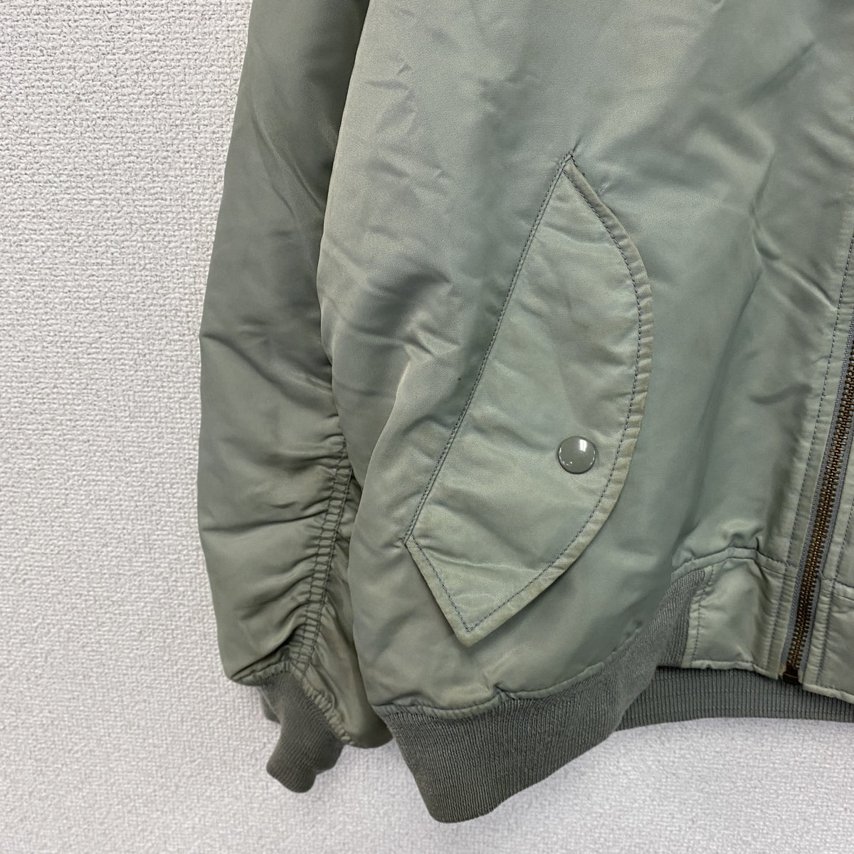 OLD UNIQLO　オールドユニクロ　フライトジャケット/MA-1　セージグリーン　Lサイズ　古着