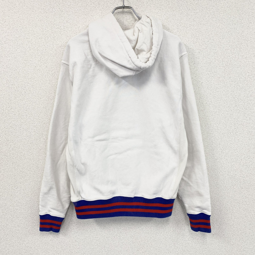 Champion　チャンピオン　リバースウィーブ　スウェットパーカー/フーディー　白　ホワイト　Mサイズ トレーナー スウェットトップス フード付き 古着