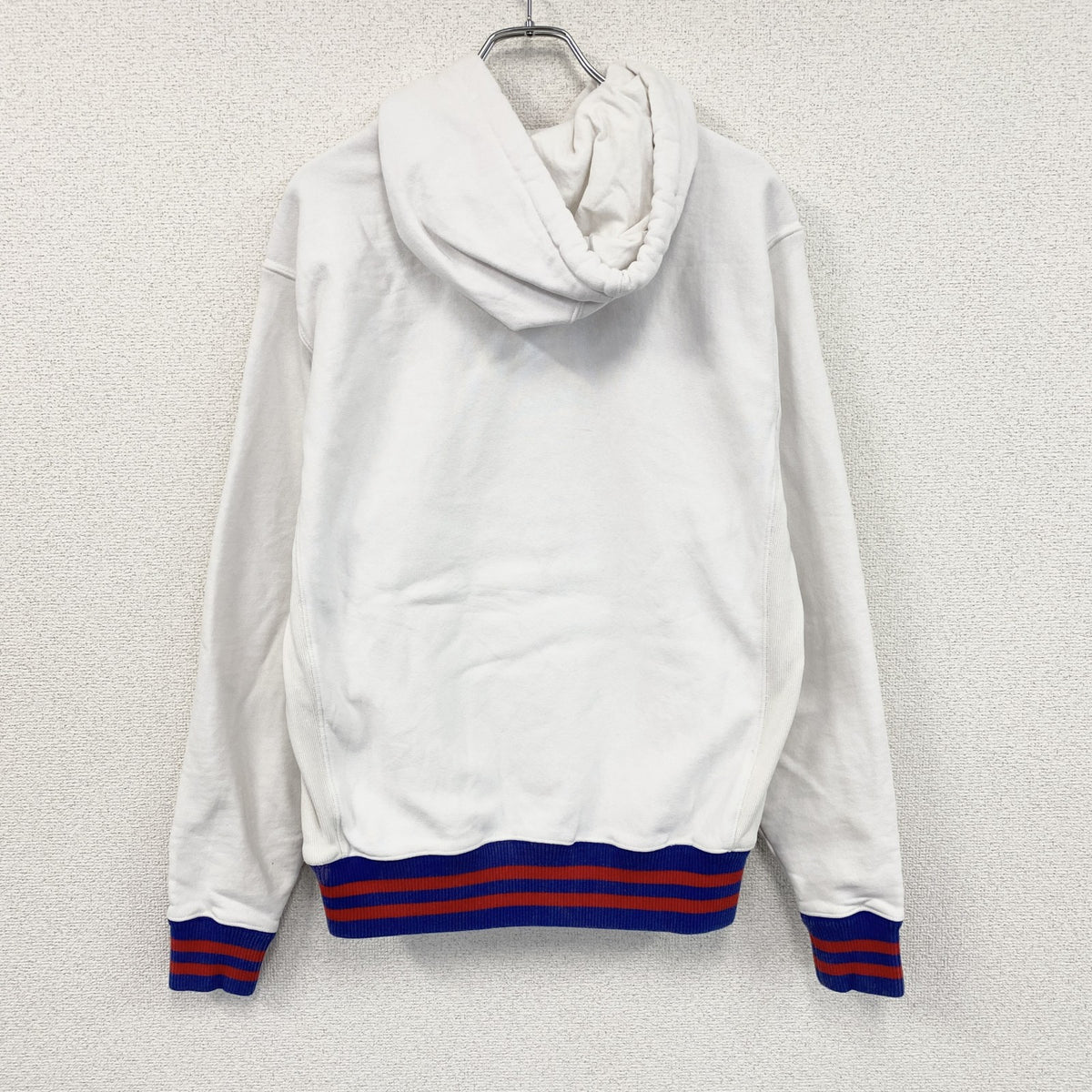 Champion　チャンピオン　リバースウィーブ　スウェットパーカー/フーディー　白　ホワイト　Mサイズ トレーナー スウェットトップス フード付き 古着