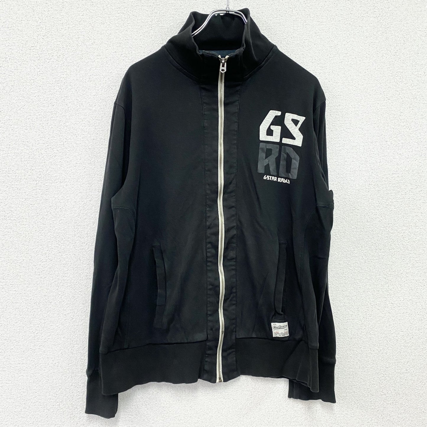 G-STAR RAW　ジースター　トラックジャケット/ジャージ　黒　ブラック　XLサイズ